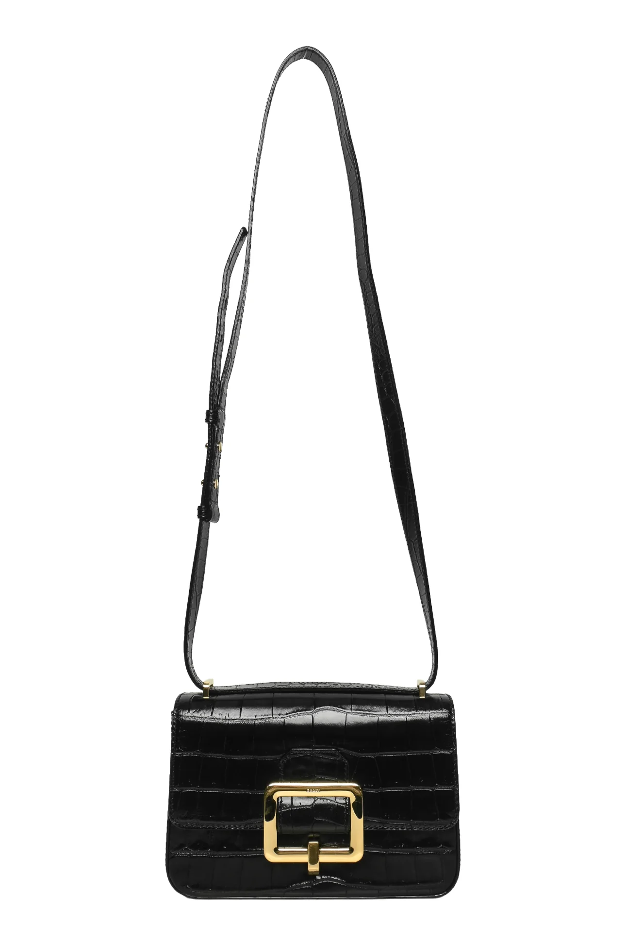 Bally Janelle Croc Embossed Shoulder Bag - Image 5