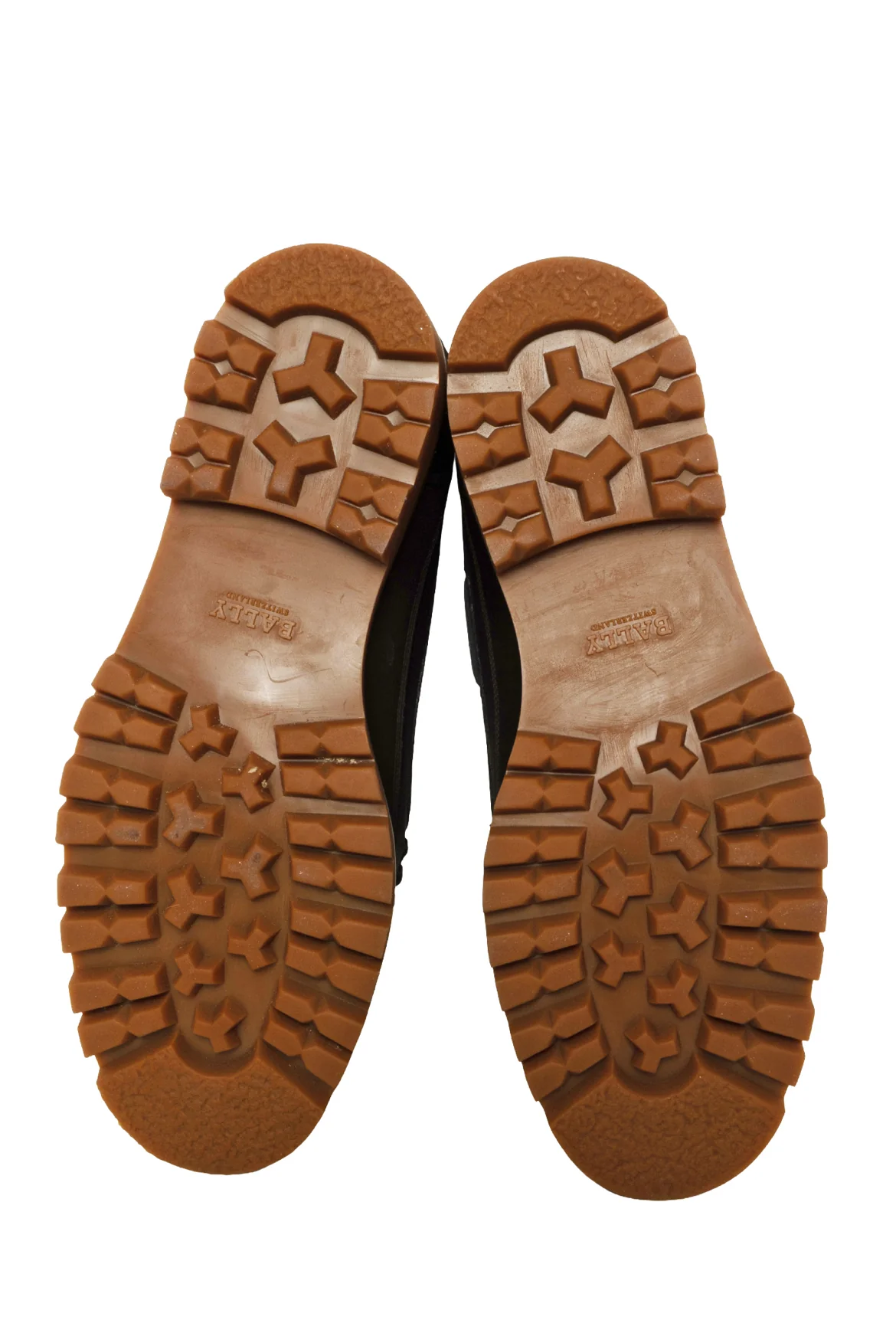 Bally Size 41 Leather Whipstitch Trim Boat Shoes - Image 5