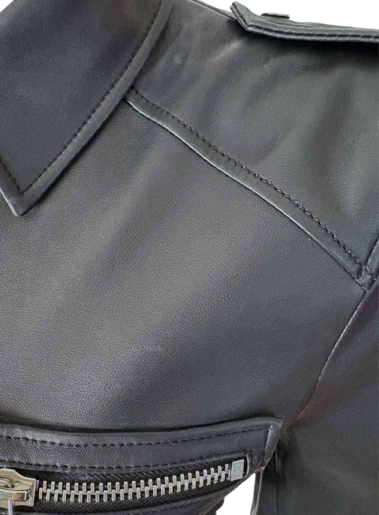 Balmain Leather Patch Pocket Size 36 Tops - Image 5