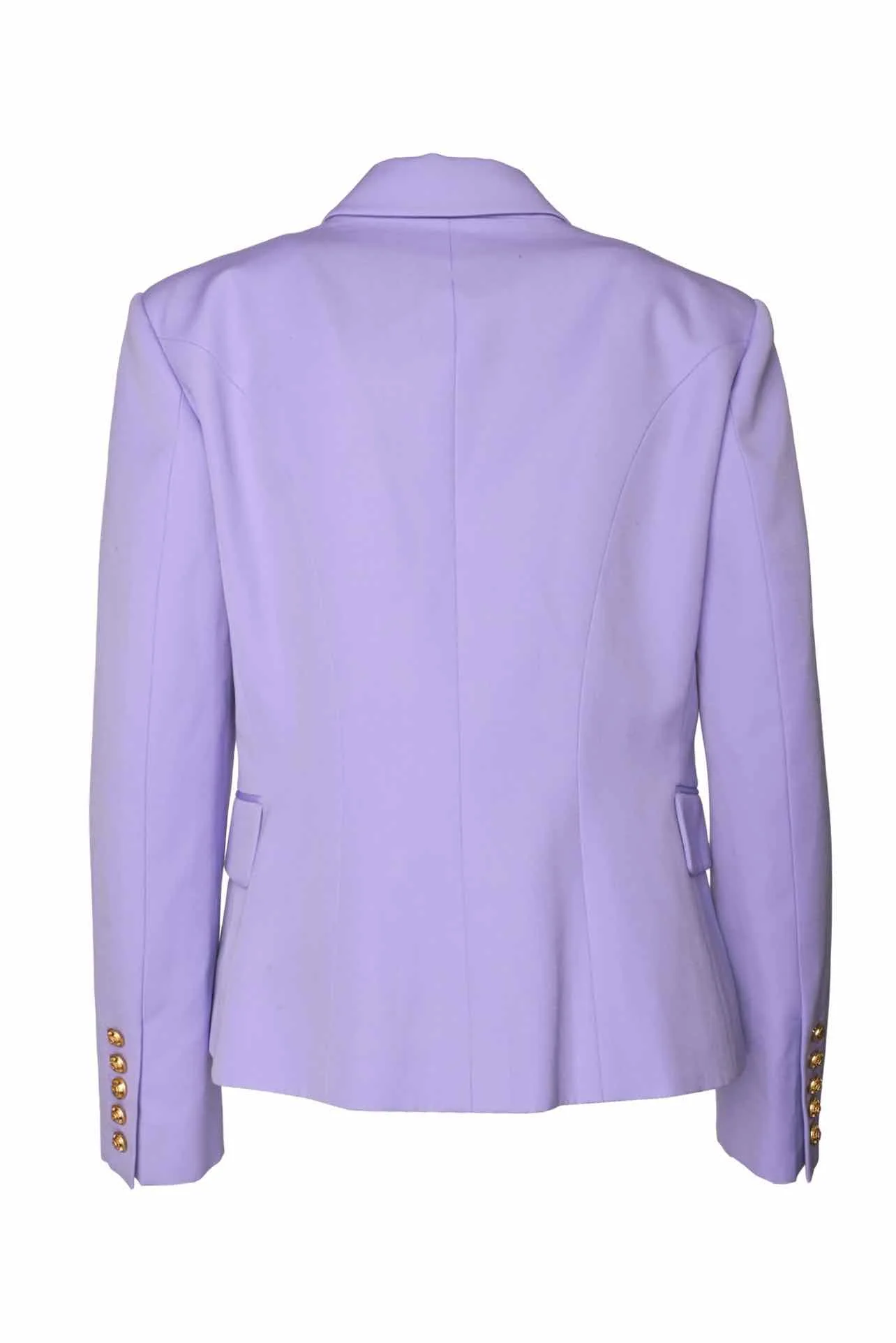Balmain Size 12 Wool Double-Breasted Blazer - Image 2