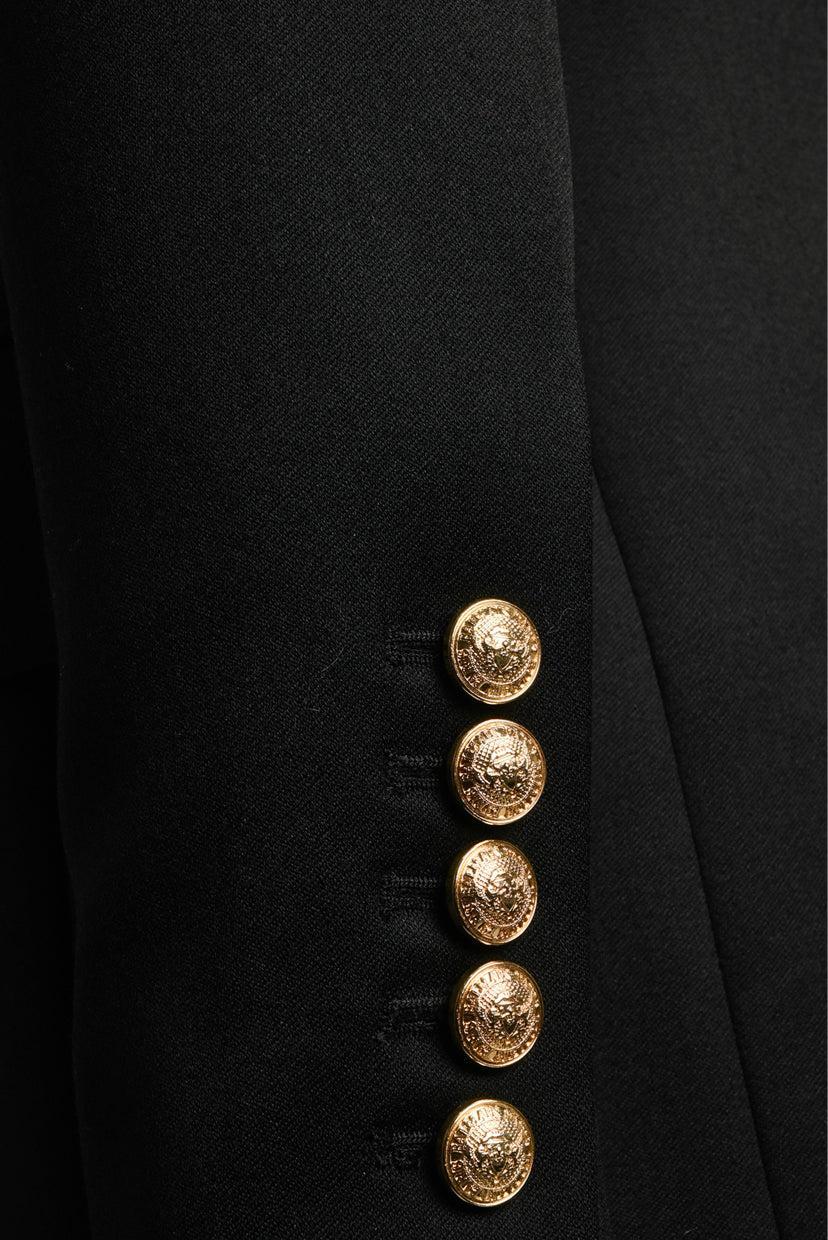 Balmain Size 34 Single Breasted Wool Blazer - Image 3
