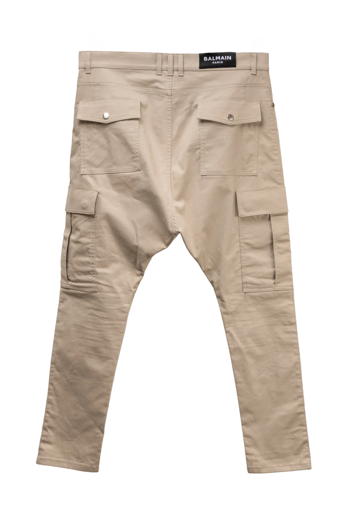 Balmain Size 36 Men's Cotton Cargo Trousers - Image 2