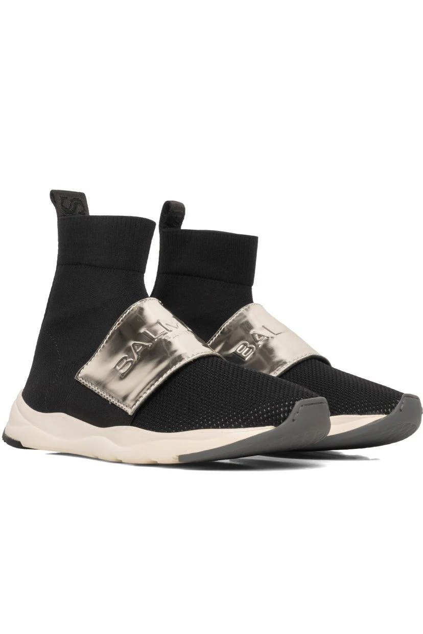 Balmain Size 37 Cameron Sock Sneakers - Image 2
