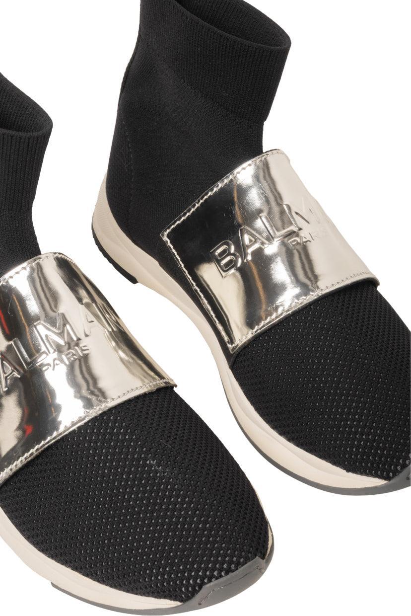 Balmain Size 37 Cameron Sock Sneakers - Image 4