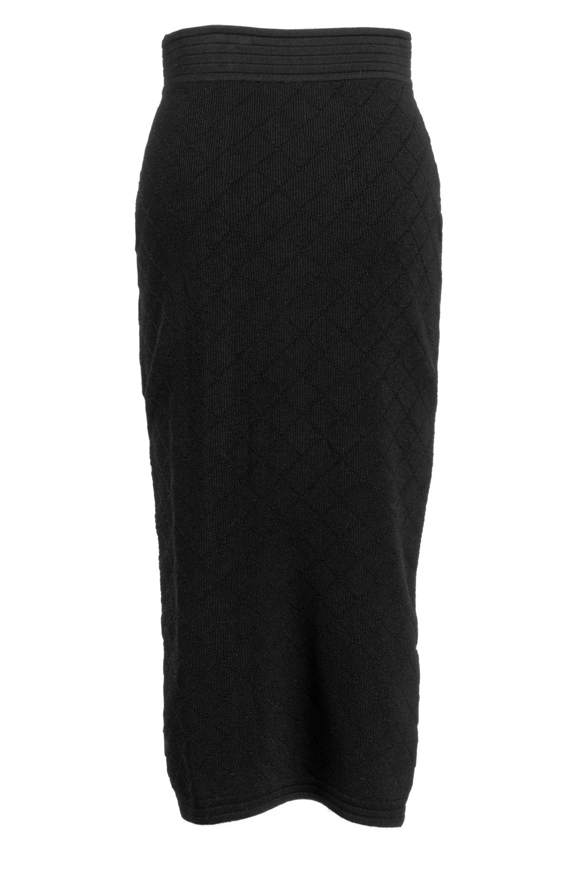Balmain Size 38 Jacquard Front Zip Midi Skirt - Image 2