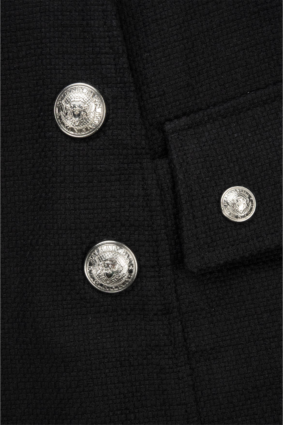 Balmain Size 38 Tweed Sailor Shorts - Image 3
