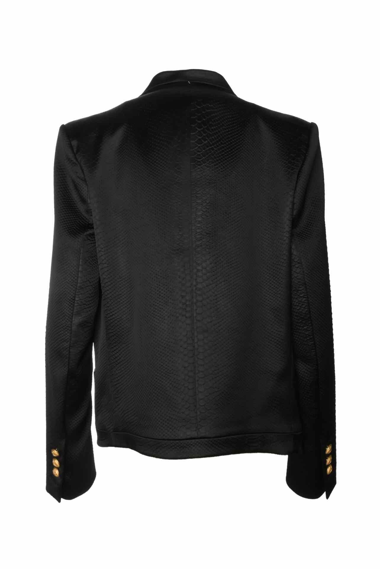 Balmain Size 42 Men's Croc Embossed Blazer - Image 2