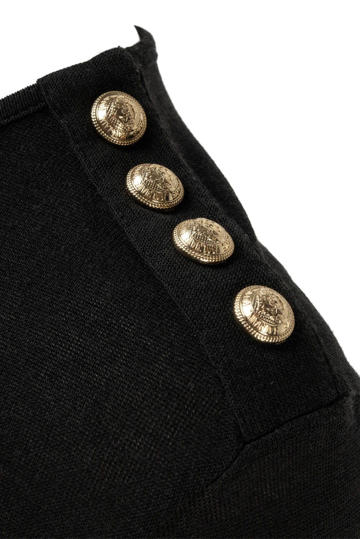 Balmain Size XS 4 Button Shoulder Lgslv Tops - Image 3