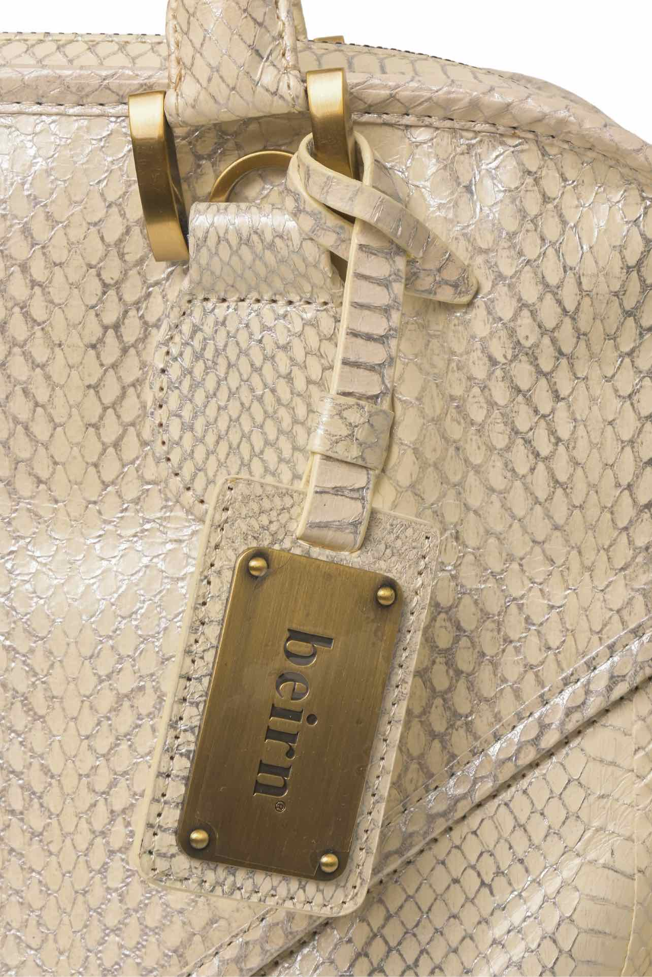 Beirn Small Ali Snakeskin Tote - Image 3