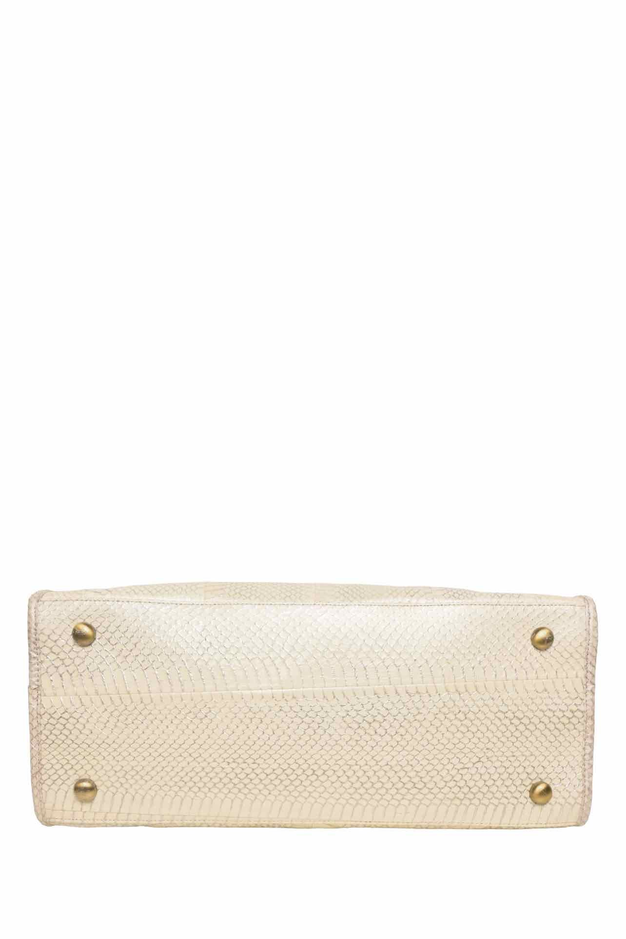 Beirn Small Ali Snakeskin Tote - Image 5