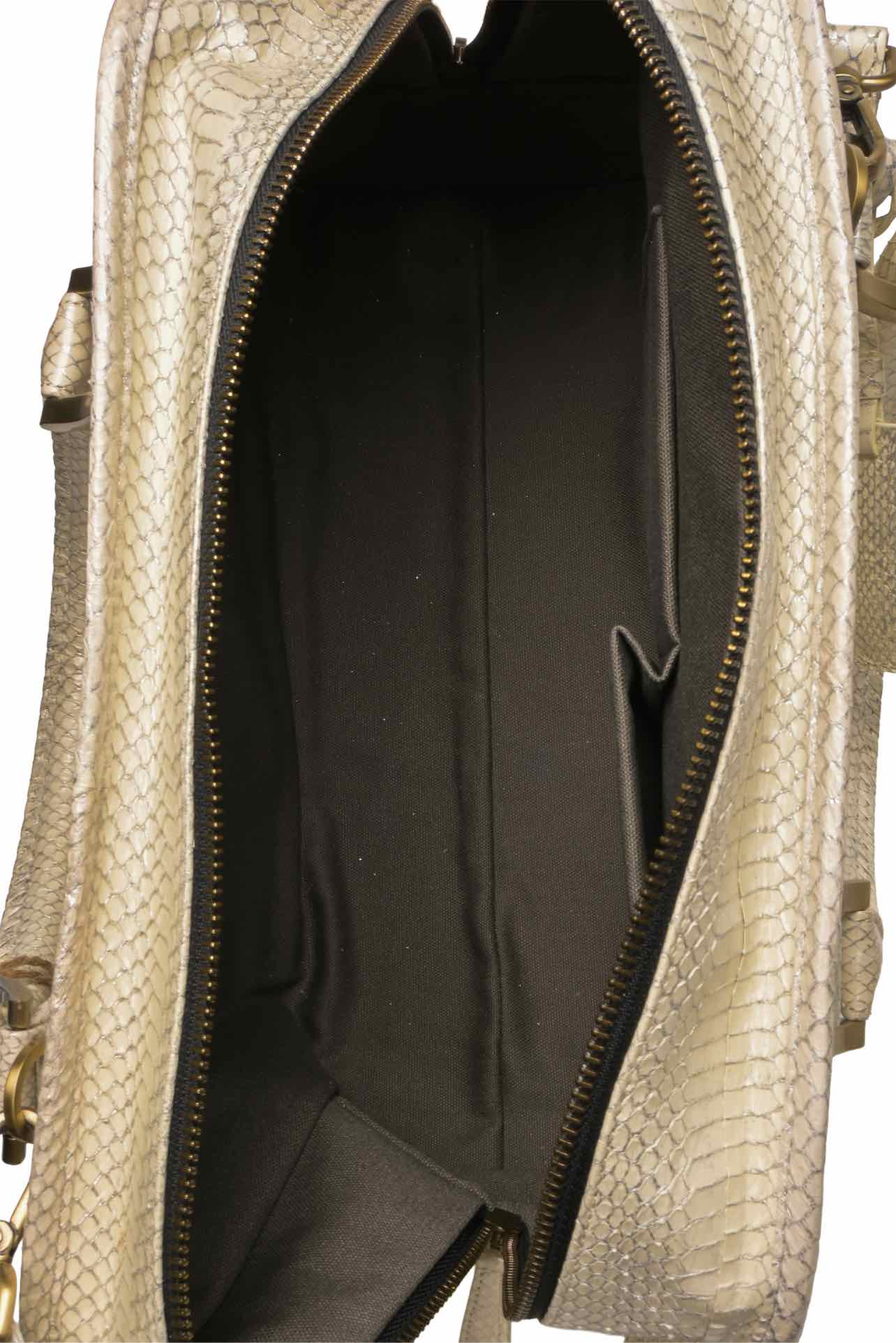Beirn Small Ali Snakeskin Tote - Image 7