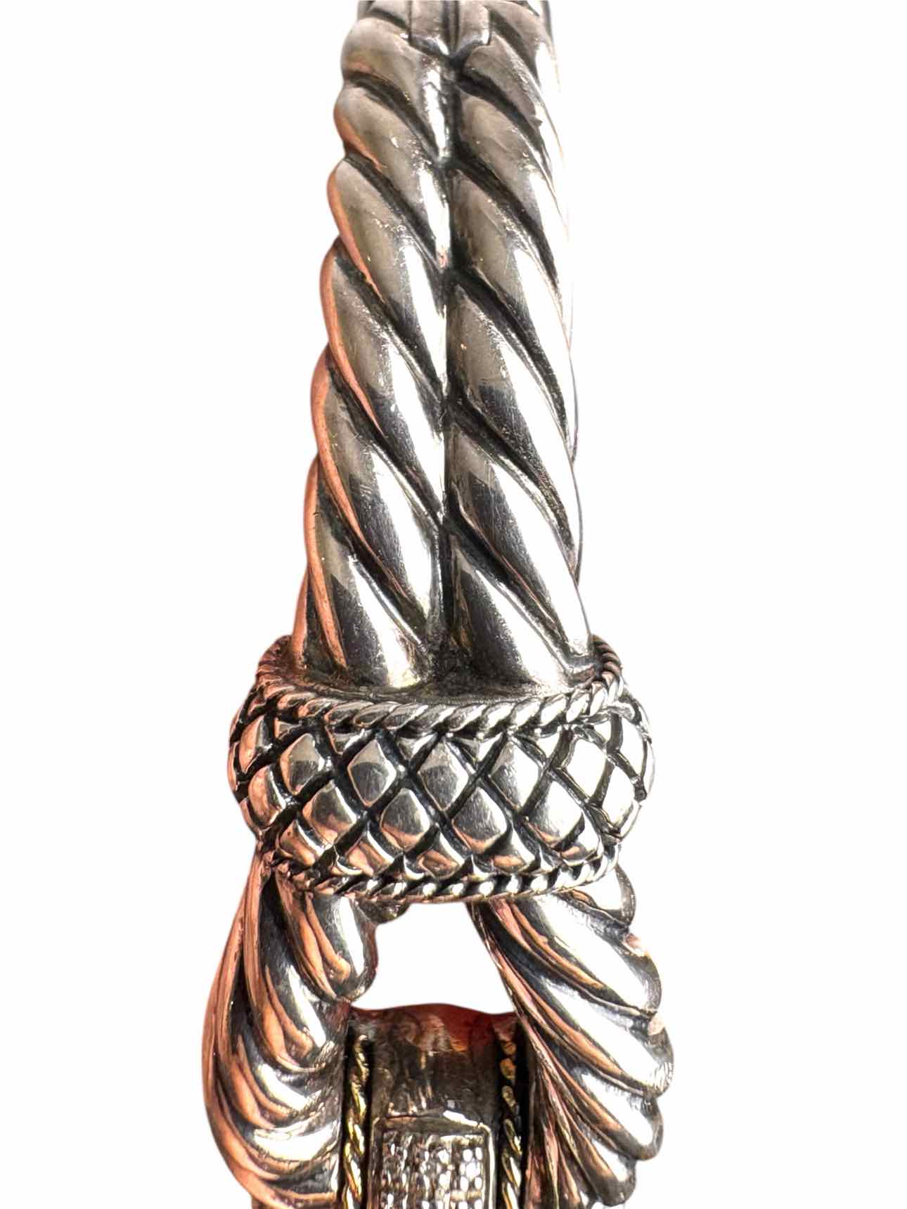 Birks Andrea Candella Sterling Silver w/18KT Gold Diamond  Bracelet - Image 5