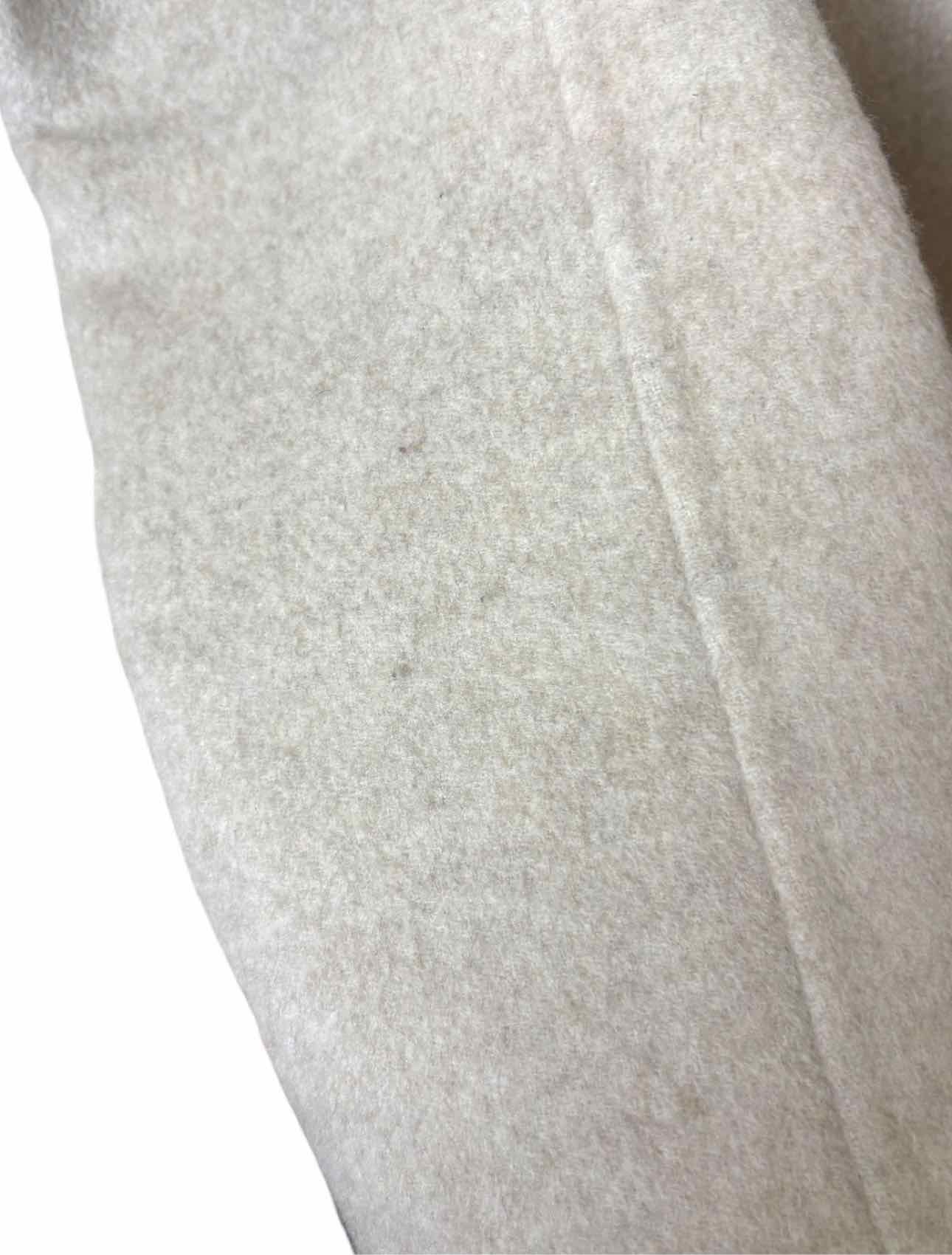 Black Goat Size M Cashmere Reversible Hooded Coat - Image 10