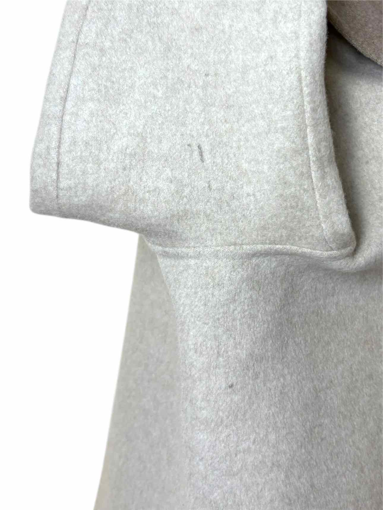 Black Goat Size M Cashmere Reversible Hooded Coat - Image 11