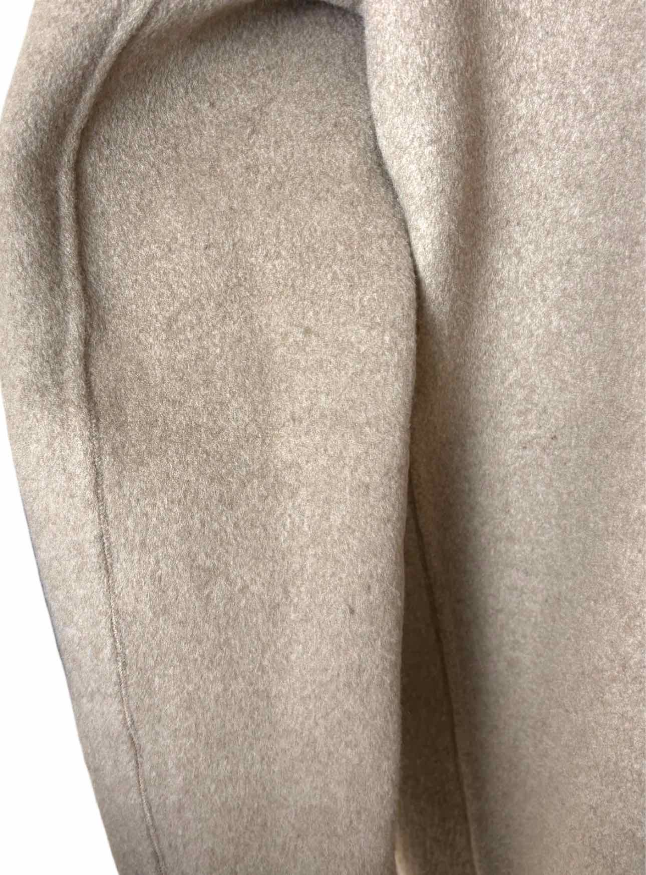 Black Goat Size M Cashmere Reversible Hooded Coat - Image 6