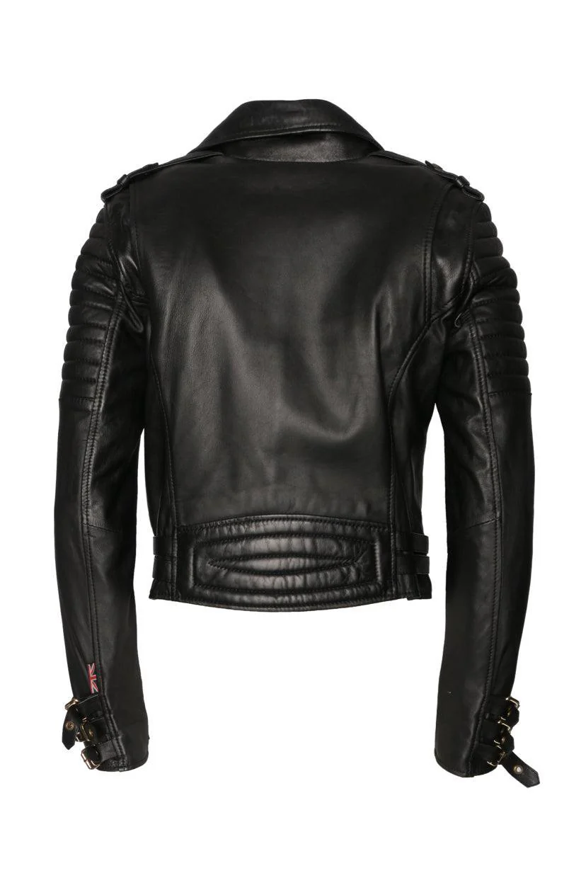 Boda Skins Size 4 Leather Moto Jacket - Image 3
