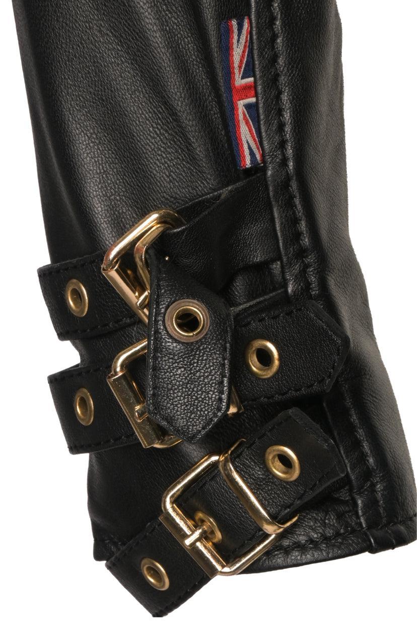 Boda Skins Size 4 Leather Moto Jacket - Image 4