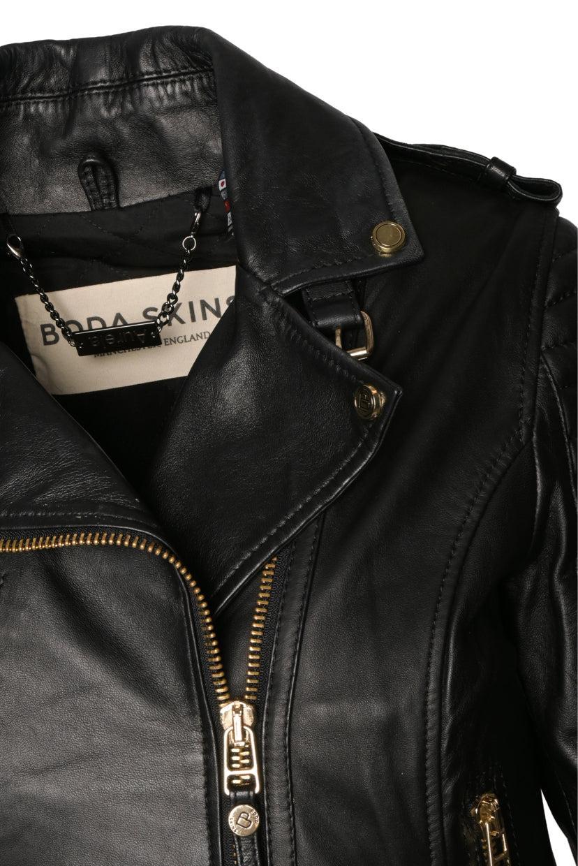 Boda Skins Size 4 Leather Moto Jacket - Image 5