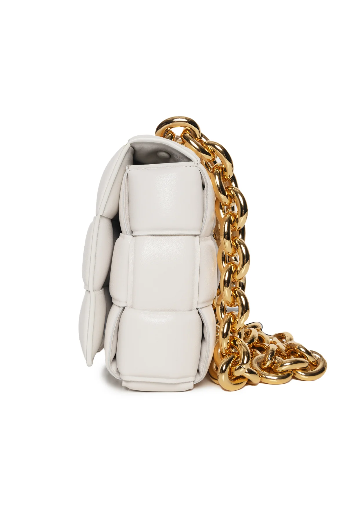 Bottega Veneta Chain Cassette Padded Intrecciato Leather Crossbody - Image 4