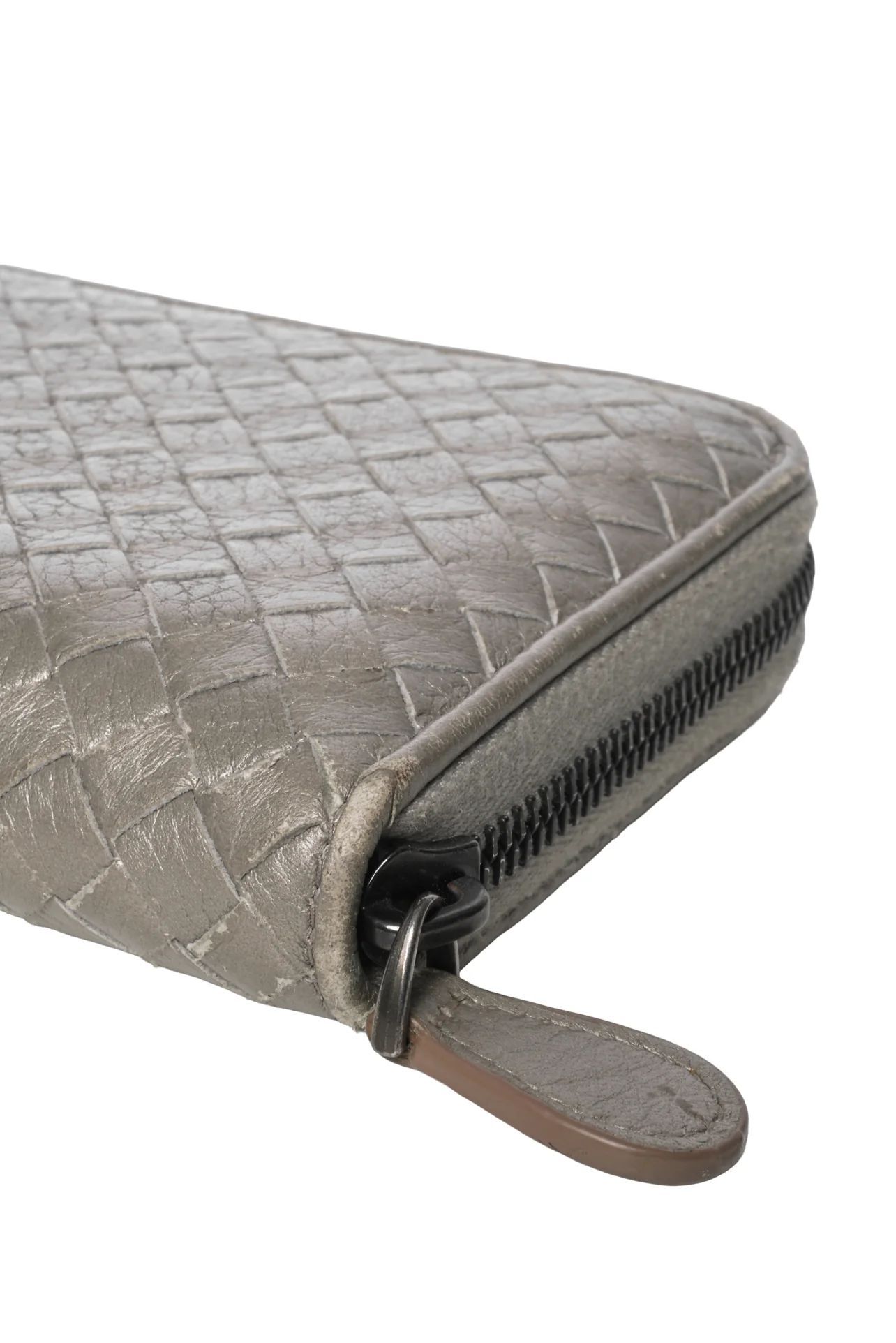 Bottega Veneta Continental Zip Intrecciato Wallet - Image 4