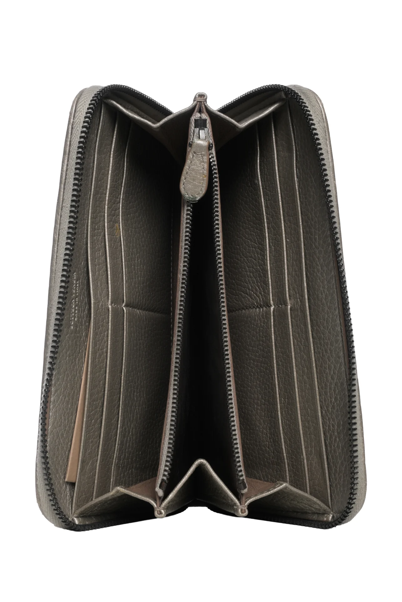 Bottega Veneta Continental Zip Intrecciato Wallet - Image 5