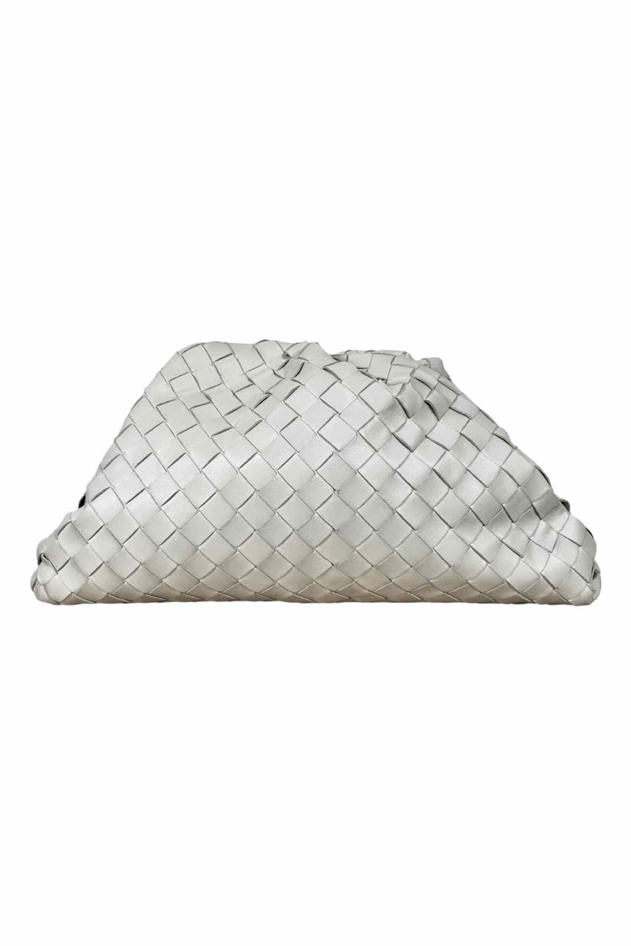 Bottega Veneta Intrecciato Woven Leather Pouch Clutch
