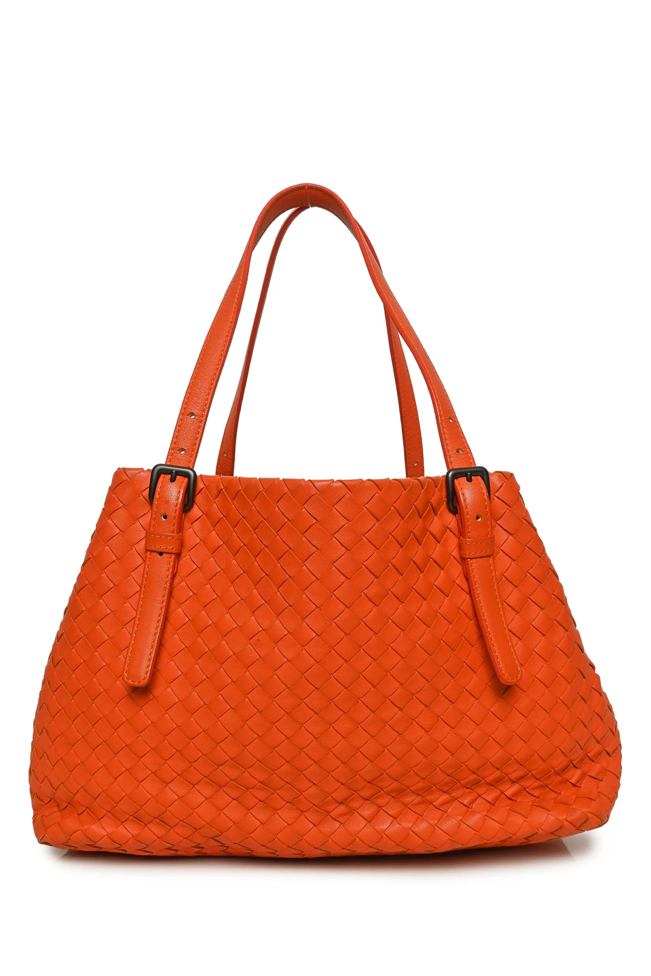 Bottega Veneta Intrecciato Woven Nappa Medium Leather Cesta Tote - Image 3