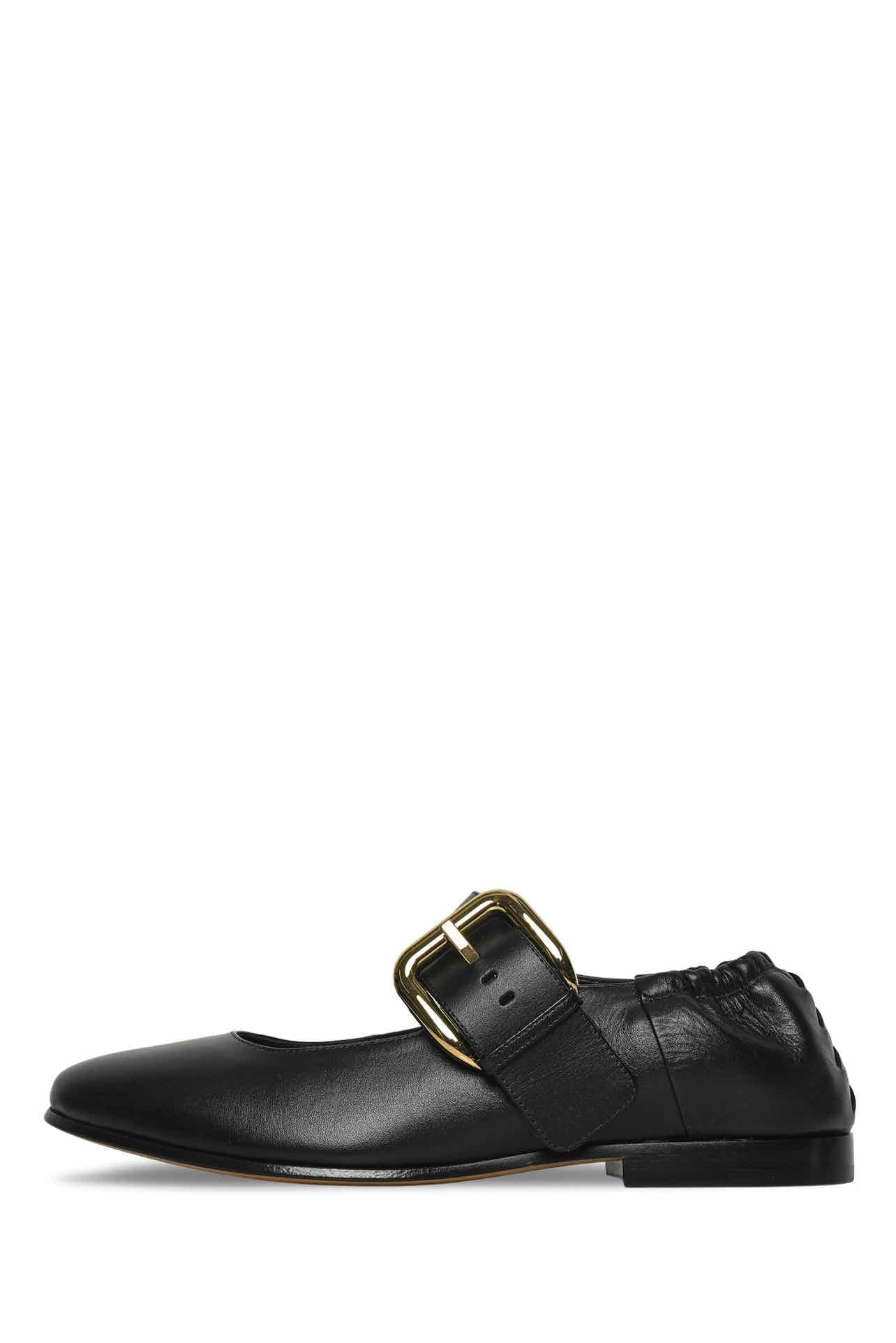 Bottega Veneta Size 35.5 Astaire Mary-Jane Ballerina Flats - Image 3