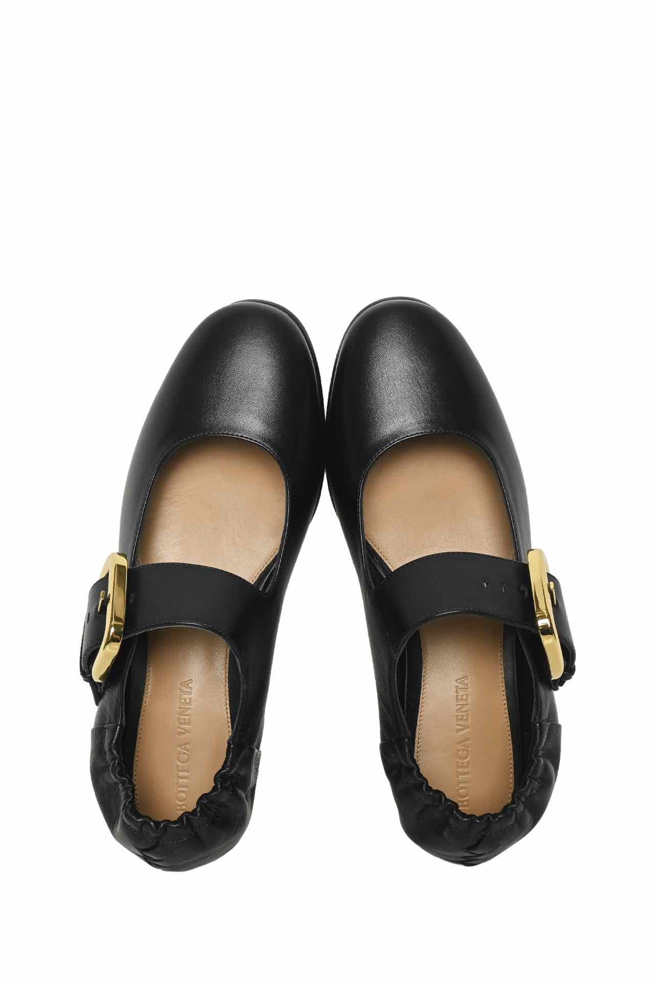 Bottega Veneta Size 35.5 Astaire Mary-Jane Ballerina Flats - Image 5