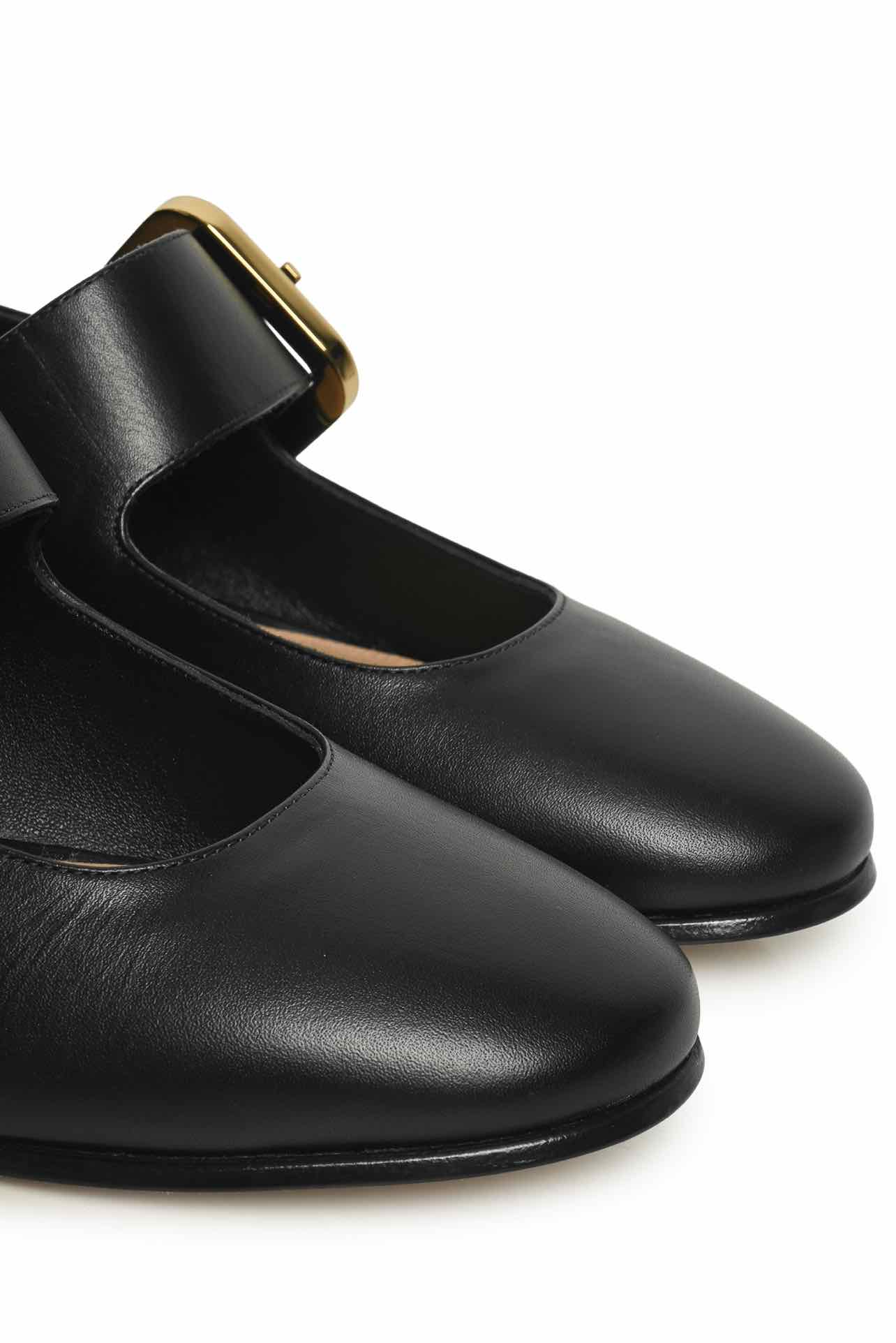 Bottega Veneta Size 35.5 Astaire Mary-Jane Ballerina Flats - Image 8