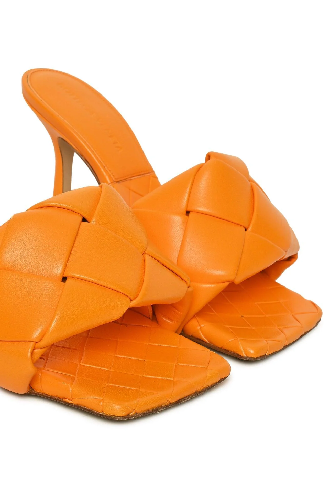 Bottega Veneta Size 35 Intrecciato Lido Heeled Sandals - Image 5