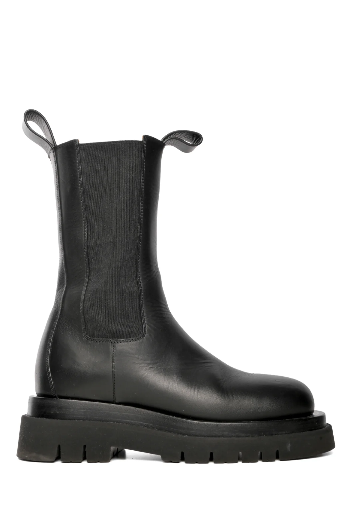 Bottega Veneta Size 37 Lug Leather Chelsea Boots