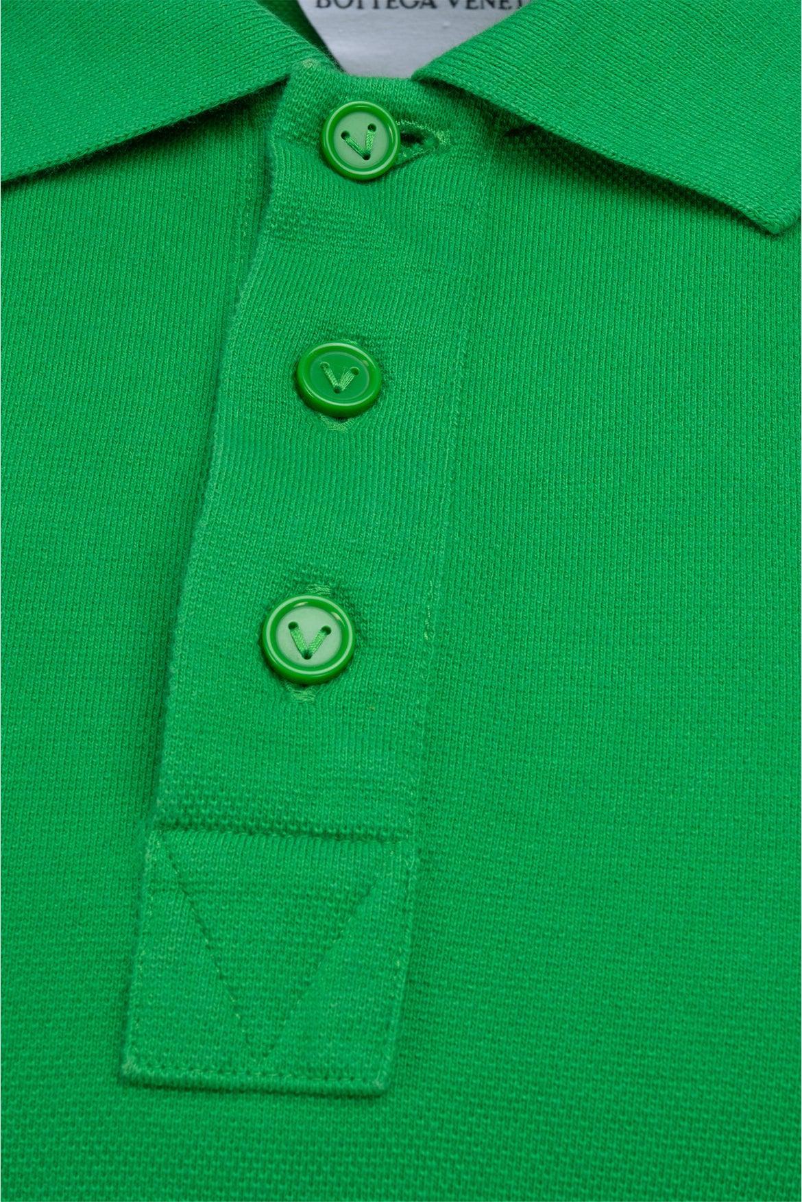 Bottega Veneta Size M Men's Green Polo Shirt - Image 4