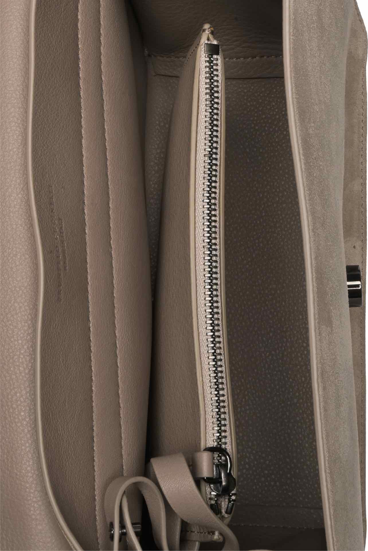 Brunello Cucinelli Monili Suede Soft Top Handle Bag - Image 7