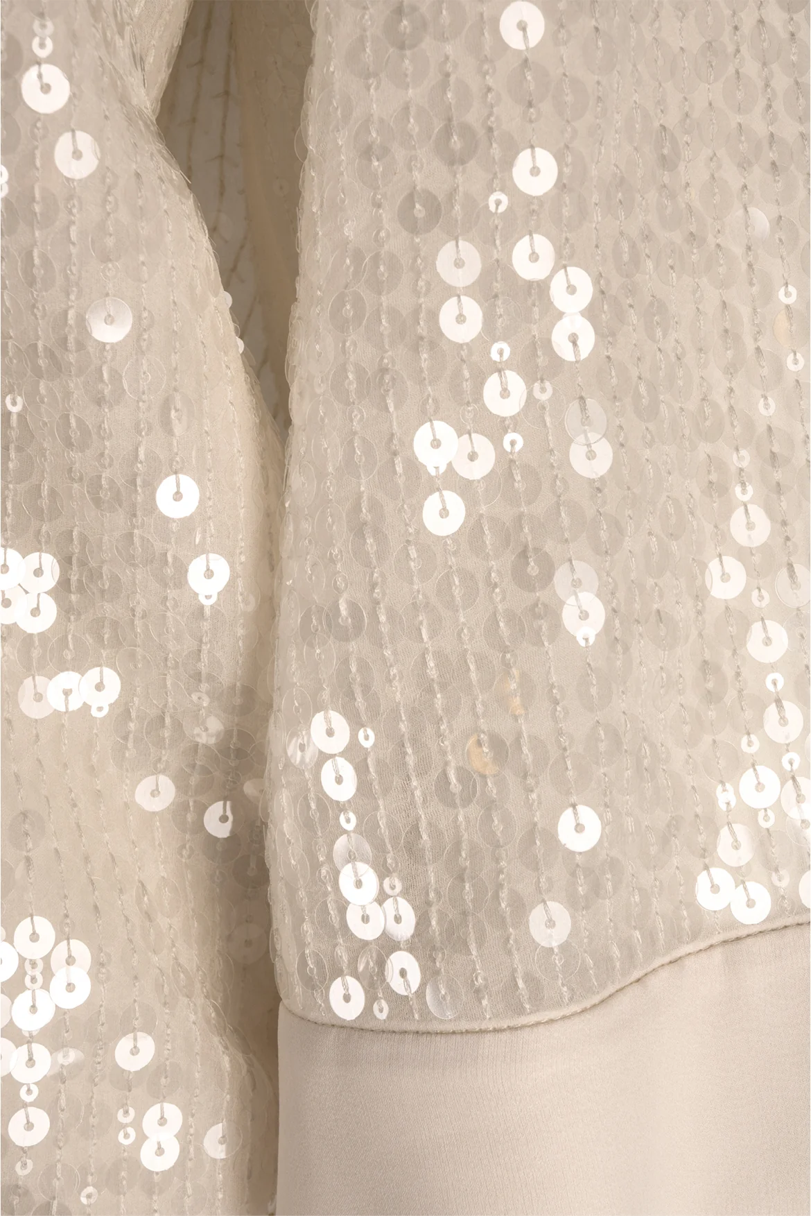 Brunello Cucinelli Size 0 Sequin Paillette Hooded Jacket - Image 3
