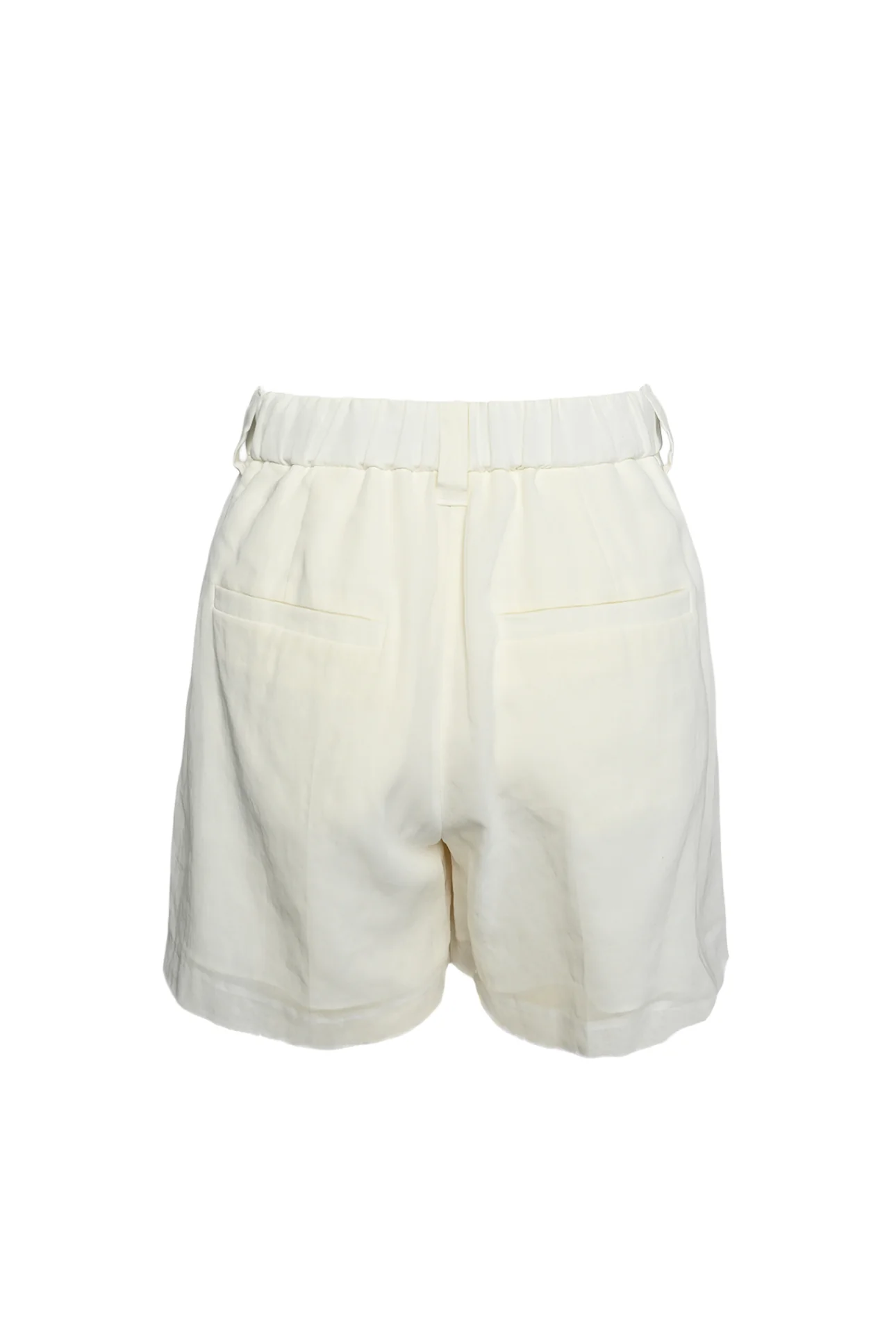 Brunello Cucinelli Size 2 Pleated Sheer Overlay Shorts - Image 2