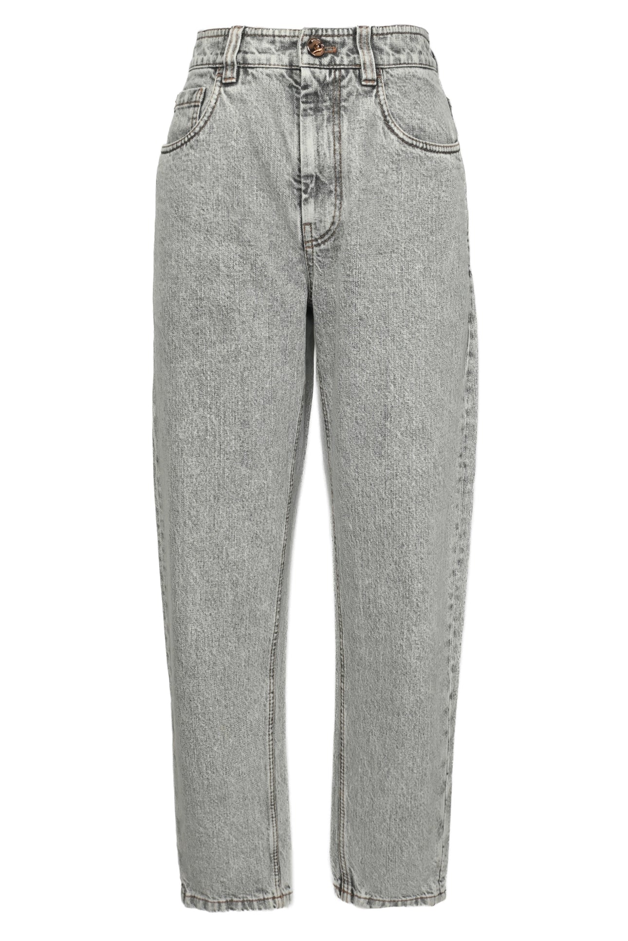 Brunello Cucinelli Size 2 The Baggy Tapered Leg Jeans
