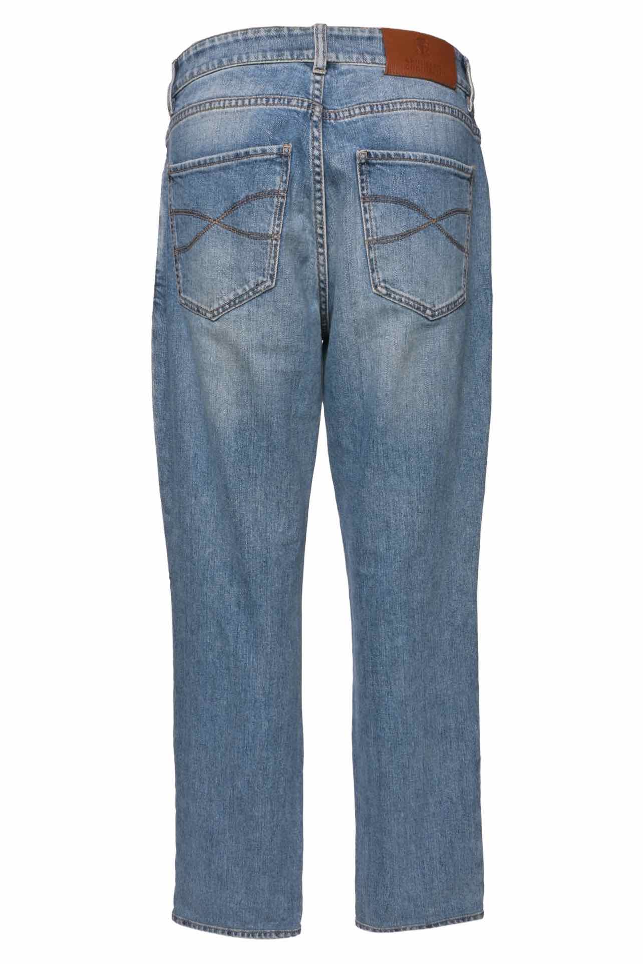 Brunello Cucinelli Size 36 Men's Traditional-Fit Denim Five-Pocket Jeans - Image 2