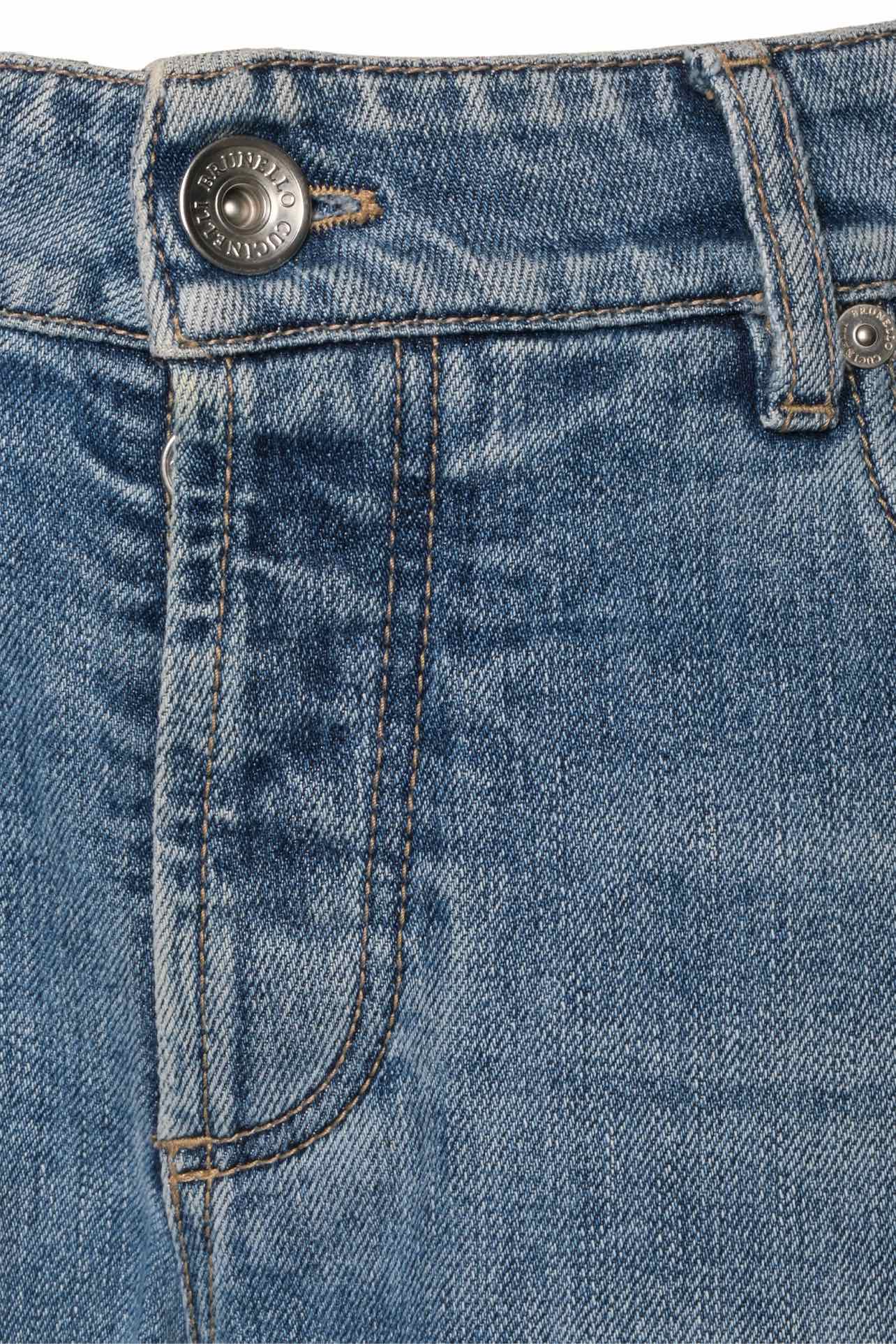Brunello Cucinelli Size 36 Men's Traditional-Fit Denim Five-Pocket Jeans - Image 3