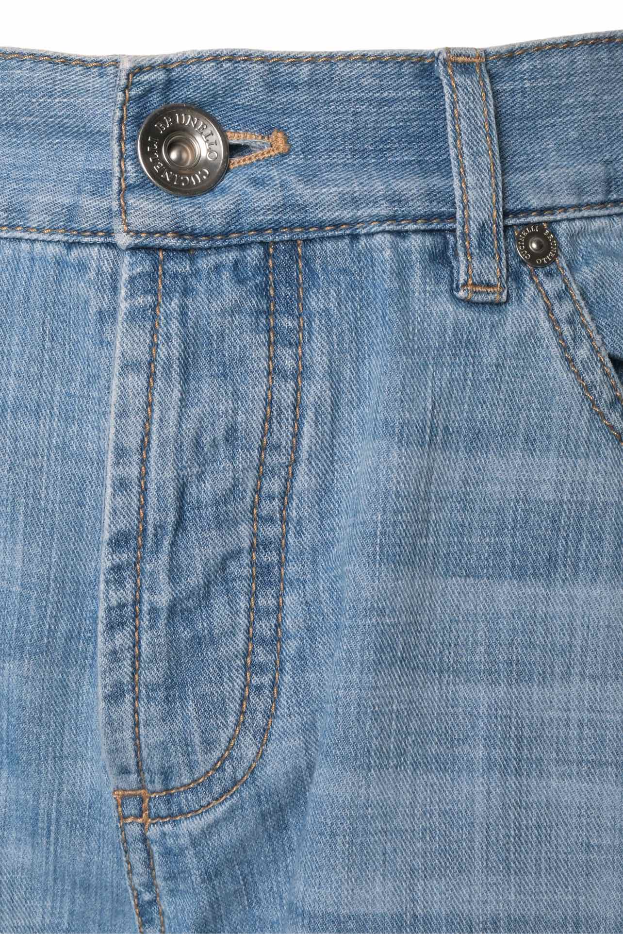 Brunello Cucinelli Size 36 Men's Traditional-Fit Lightweight Jeans - Image 3