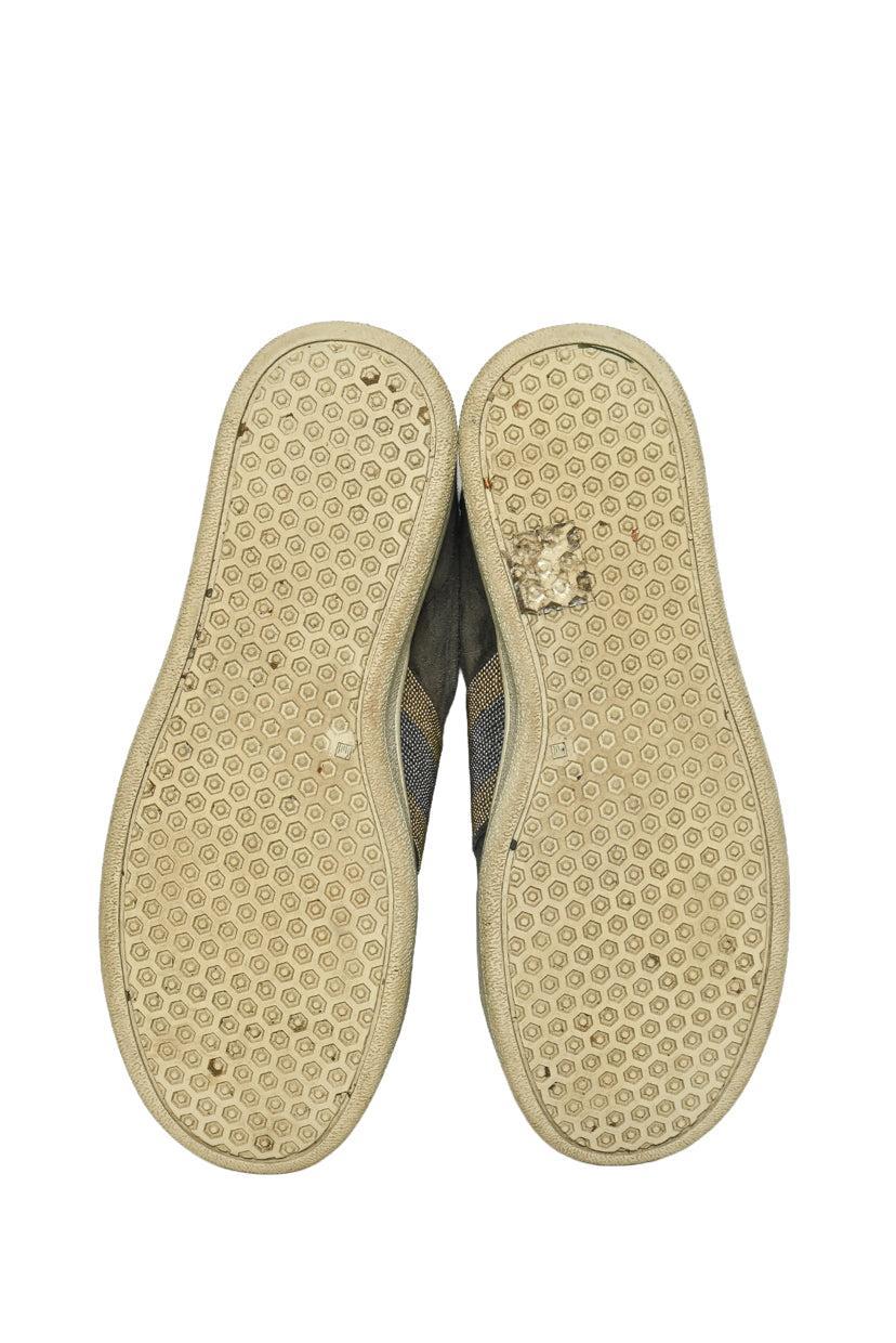 Brunello Cucinelli Size 36 Monili Bead & Fur Lined Suede Low Top Sneaker - Image 6