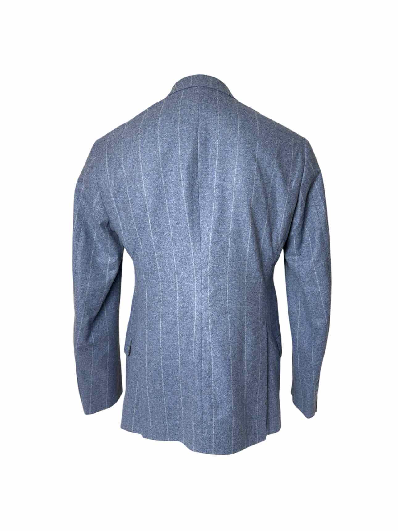 Brunello Cucinelli Size 38 Men's Wool Blend Pinstripe Blazer - Image 2
