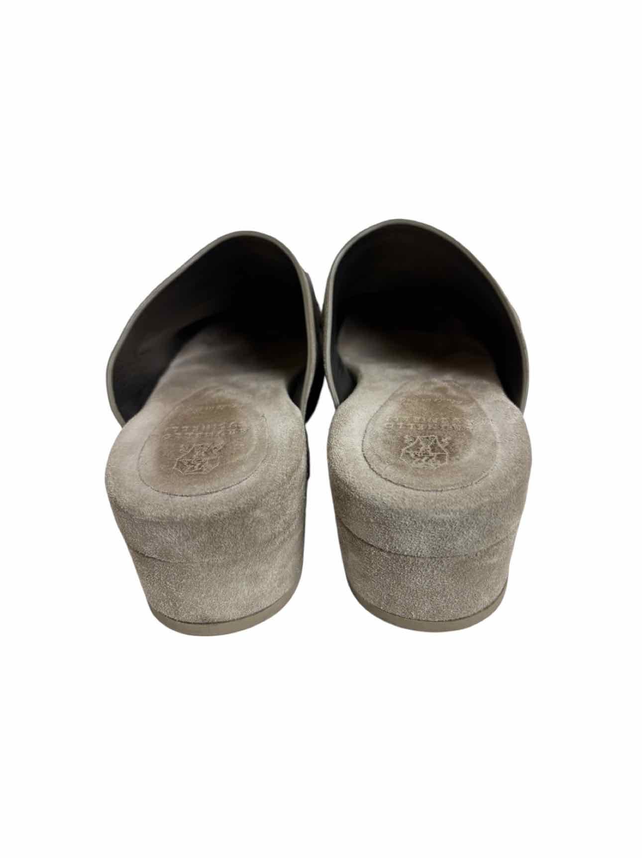 Brunello Cucinelli Size 38 Suede Studded Mules & Clogs - Image 4