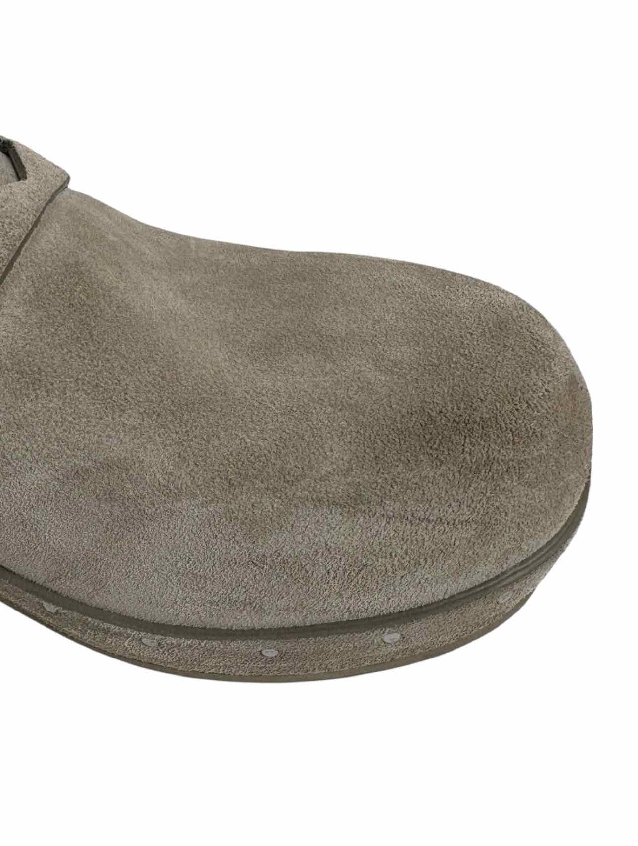 Brunello Cucinelli Size 38 Suede Studded Mules & Clogs - Image 7