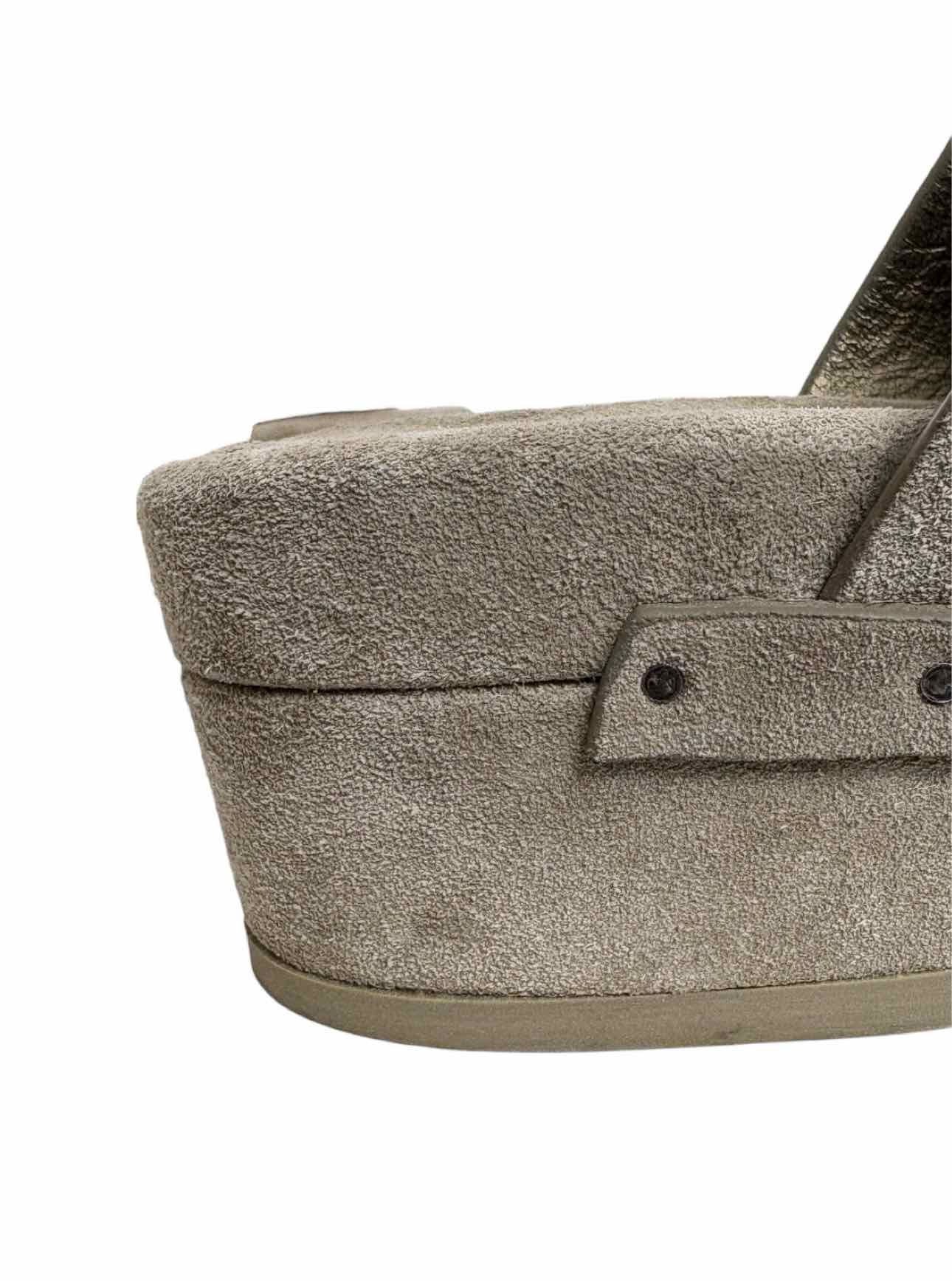 Brunello Cucinelli Size 38 Suede Studded Mules & Clogs - Image 9