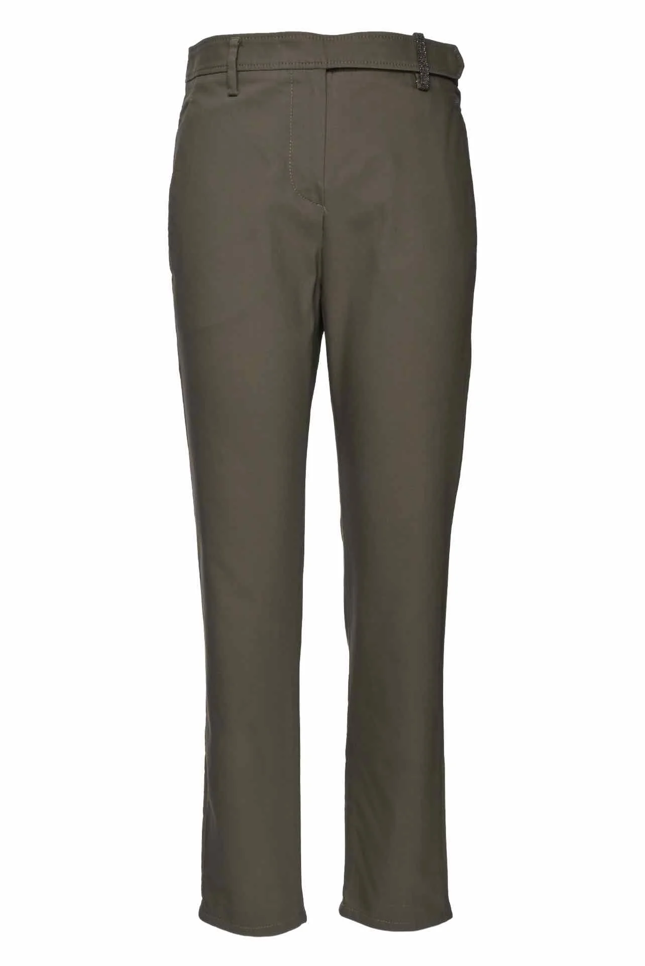 Brunello Cucinelli Size 4 Monili Trim Skinny Pants