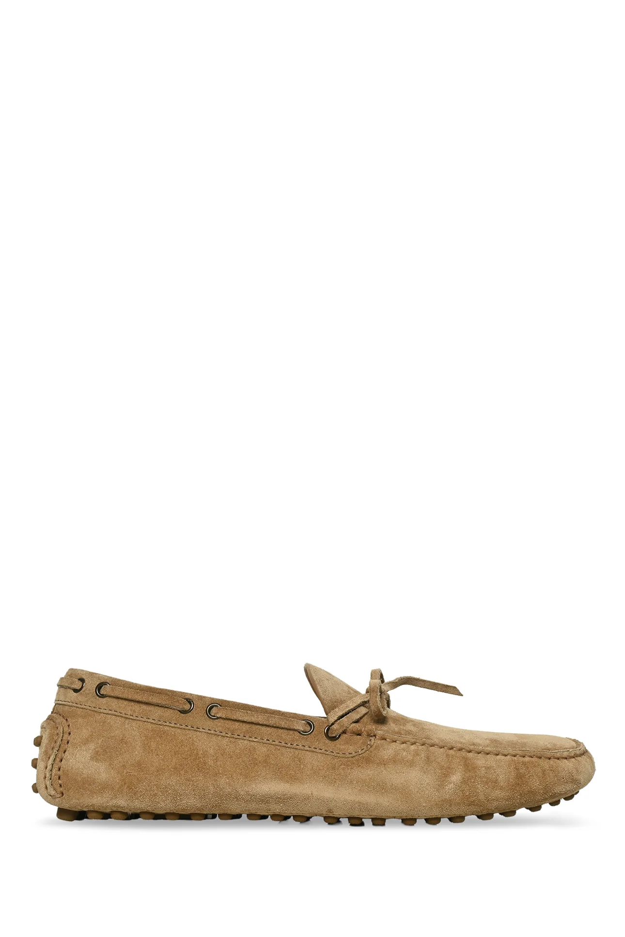 Brunello Cucinelli Size 46 Men's Washed Suede Loafers