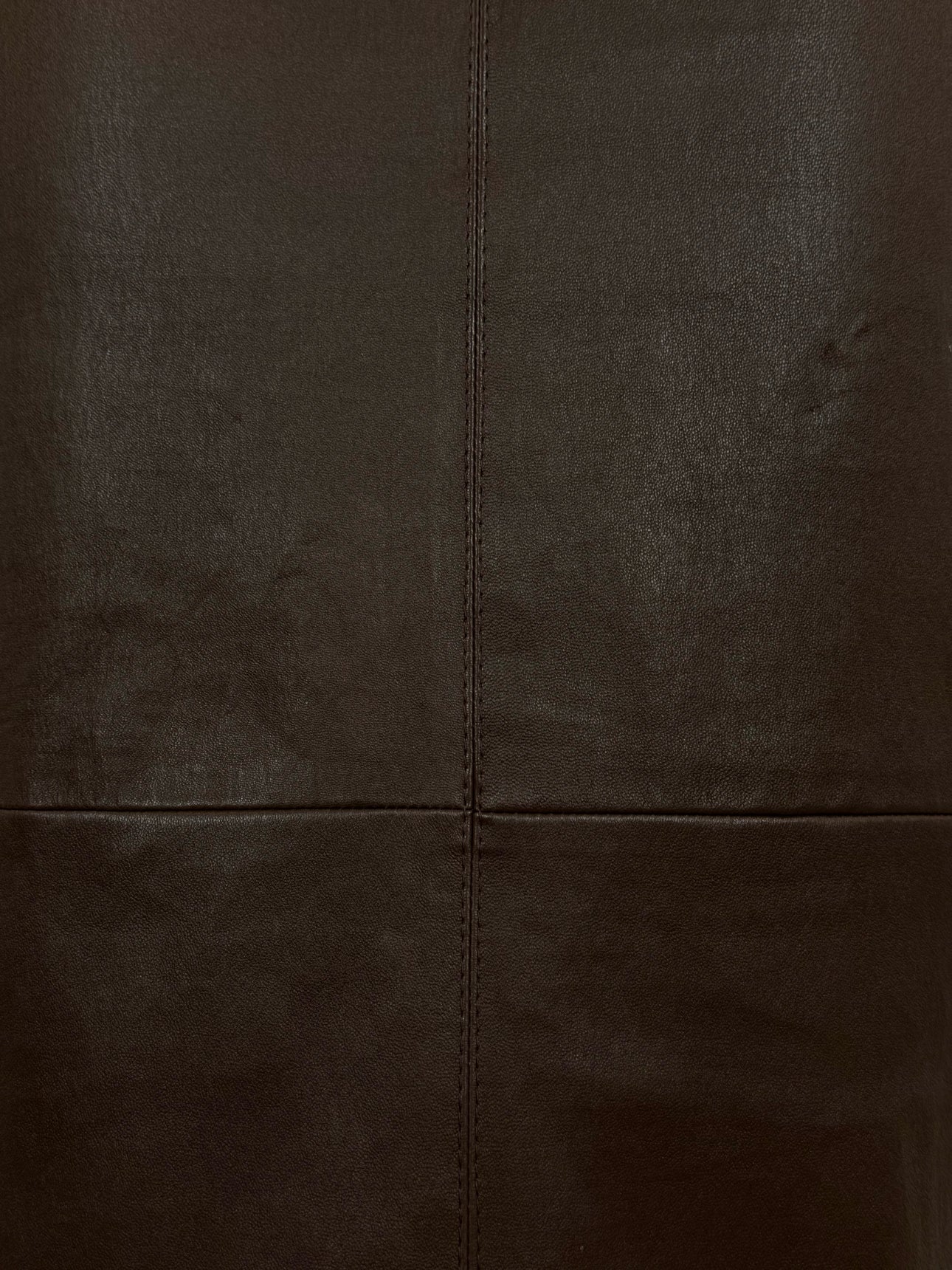 Brunello Cucinelli Size 6 Stretch Nappa Leather Pencil Skirt - Image 3