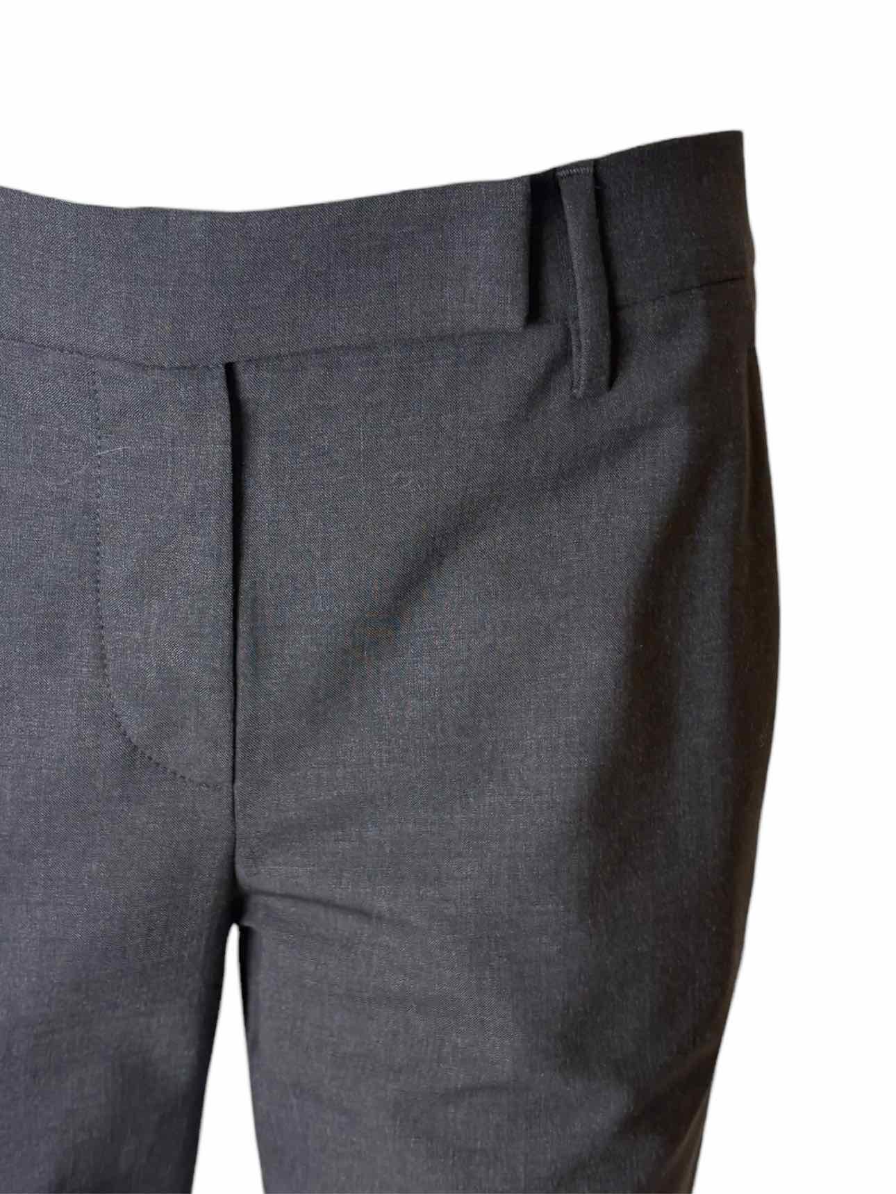 Brunello Cucinelli Size 6 Wool Blend Ankle Zipper Pants - Image 3