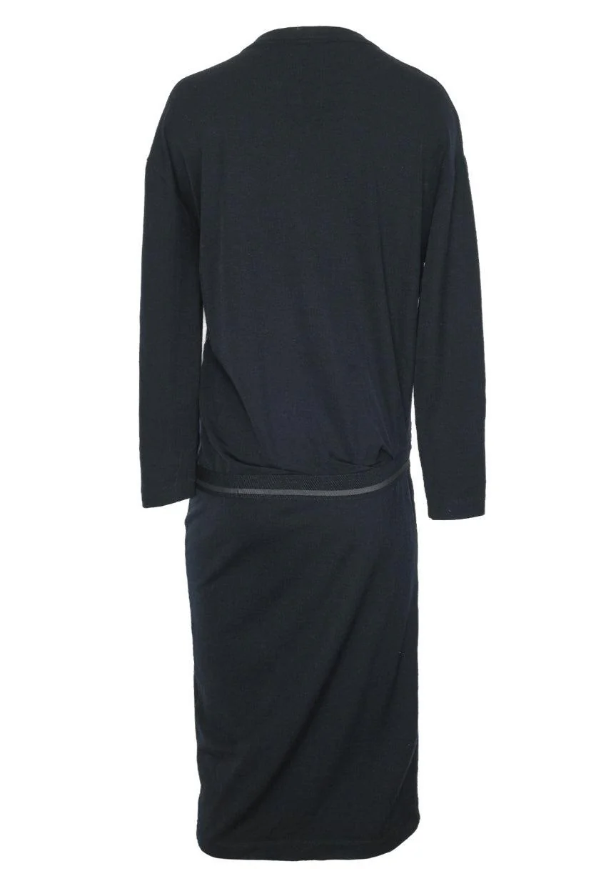 Brunello Cucinelli Size M Long Sleeve Wool Maxi Dress - Image 2